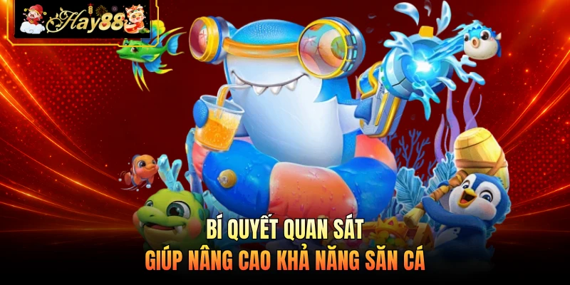 Bí quyết quan sát giúp nâng cao khả năng săn cá
